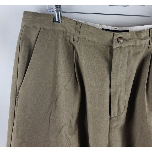 Quiksilver Pants Mens 38 Silver Edition Tan Pleated Dress (38x34) - Picture 3 of 9